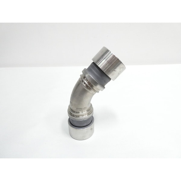Lokring 45DEG 1-1/2IN STAINLESS PIPE ELBOW SS40-EL45-P24-PW - main